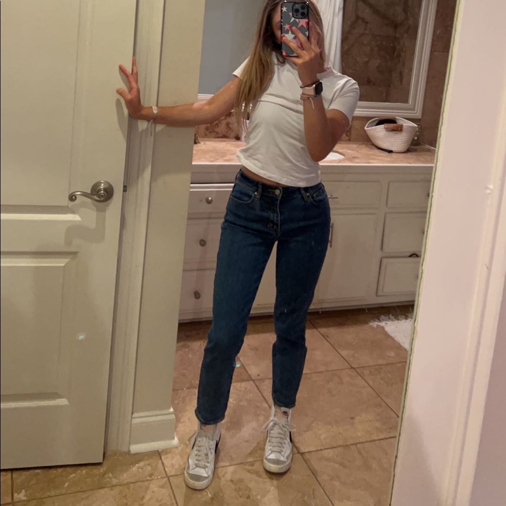 Pacsun mom jeans in dark wash